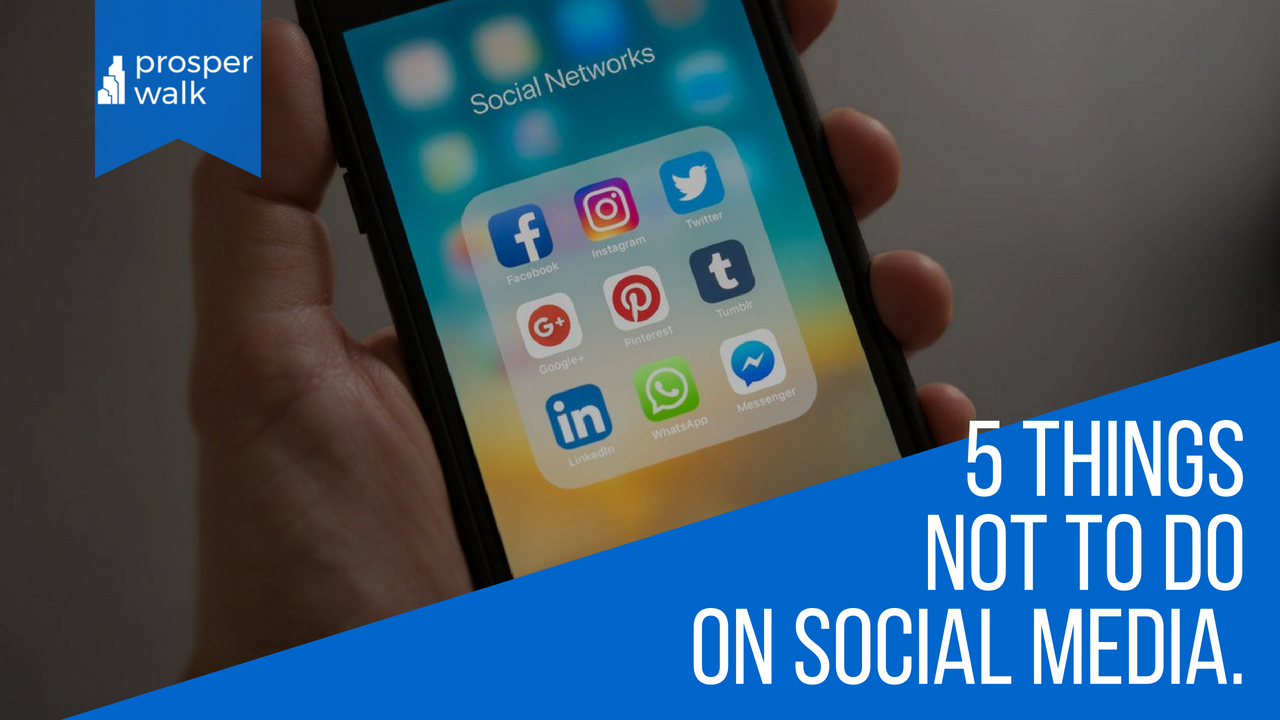 5 things not to do on social media